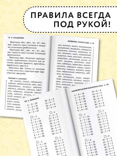 Русский язык. Математика. 1-4 классы. Полное справочное пособие для начальной школы - фото 5