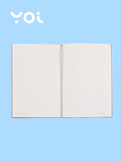 Книга для записей «Grey», А5, 120 листов, в точку, Yoi - фото 3