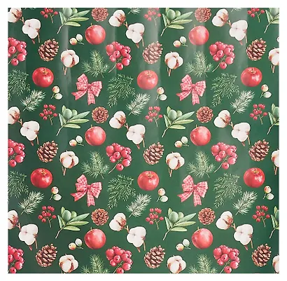 Бумага упаковочная 70*100см "Зимнее чудо" НГ,инд.уп. - фото 2