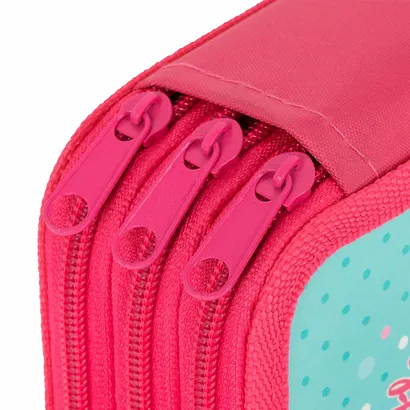 Пенал 3 отделения "Pretty bunny" 19*11 см - фото 6