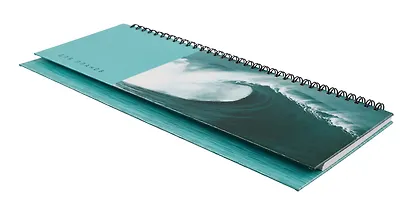 Планинг недат. 56л "Волна" настольный, 7БЦ, глянц.лам, евроспираль, офсет - фото 2