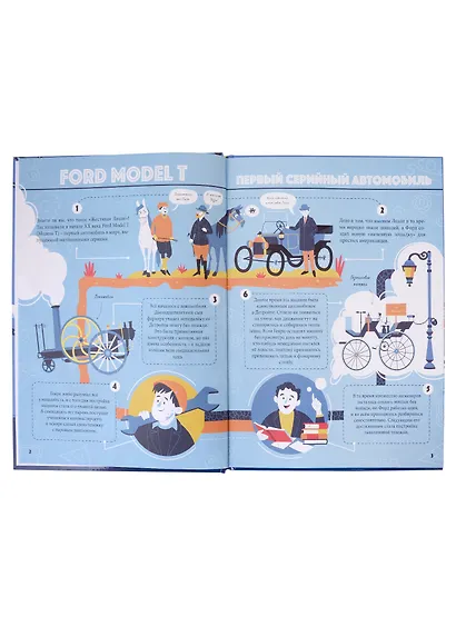 ТРАНСПОРТ. ЭНЦИКЛОПЕДИЯ ДЛЯ ДЕТЕЙ (синяя) мат.ламин. выбор.лак, офсет 215х288 - фото 2