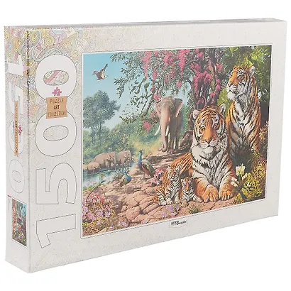 Пазл Тигры Step puzzle 1500 эл. 85х58см. - фото 2