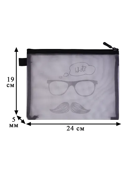 Папка на молнии А5 "Усы" - фото 2