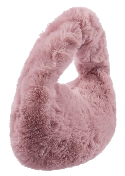 Сумочка плюшевая Розовая (29х34) ( 12-38092-202405-B11) - фото 2