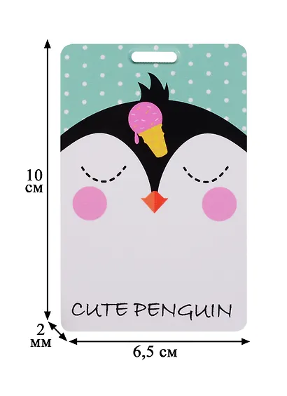 Чехол для карточек Cute Penguin (ДК2018-148) - фото 3