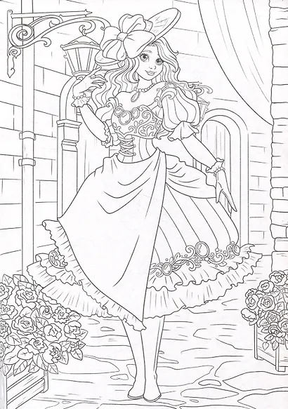 Моя раскраска. Чудесные принцессы - фото 5