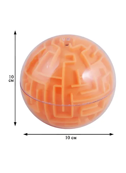 3Д Шар-лабиринт, диам. 10 см., уровень сложности: medium - фото 3