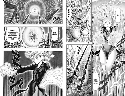 Ванпанчмен. Книга 14 (Том 27, 28) - Вся мощь Торнадо. В бездну. (One Punch-Man). Манга - фото 12