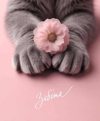 Тетрадь общая «Cat & Flowers», 96 листов в клетку, А5, в ассортименте - Listoff - фото 2