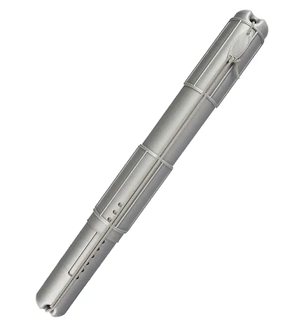 Тубус для чертежей телескопический D94мм L680-1100мм на шнурке, серый, Стамм - фото 2