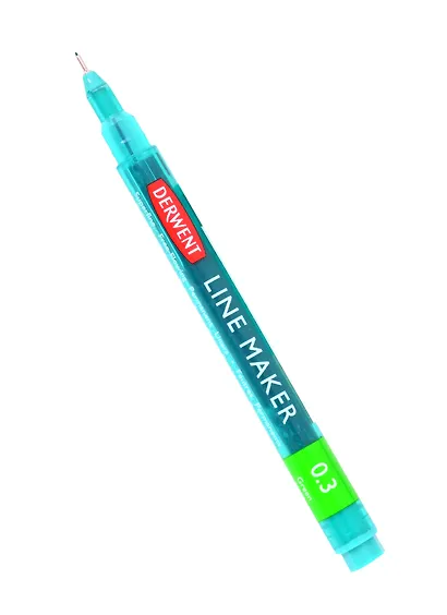 Ручка капиллярная Graphik Line Maker 0.3 зеленый - фото 2