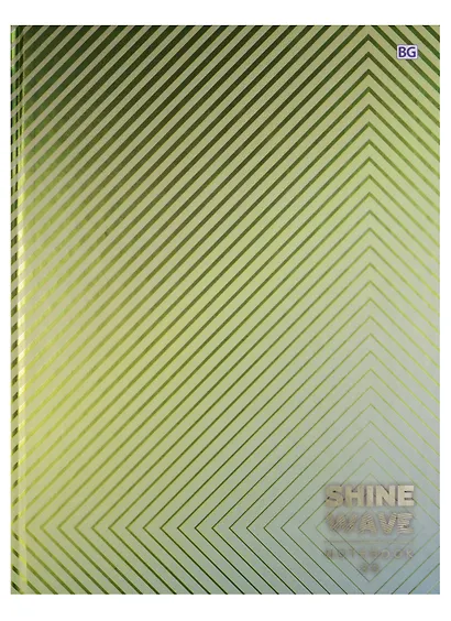 Книга для записей А5 80 листов клетка "Shine Wave" - фото 4
