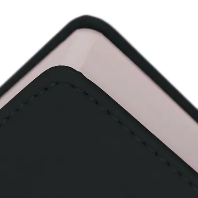 Ежедневник дат. 2026г. А5 176л "MAPLE" черный, 7Б, иск.кожа, обл.поролон, тв.переплет, тонир.блок, скругл.углы, ляссе, инд.уп - фото 5