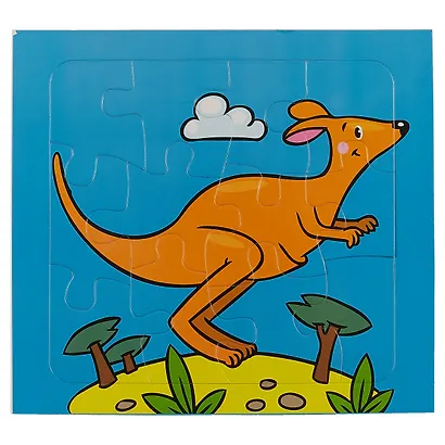 Пазлы магнитные, 19*17,5см, Кенгуру - фото 2