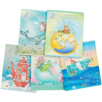 Тетрадь в клетку Альт, "Волшебные миры", 48 листов, в ассортименте - фото 7