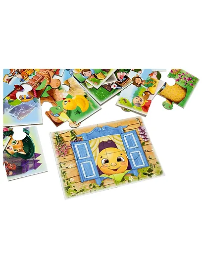 МаксиПазлы Мои первые сказки. Набор из 9 картинок - фото 4