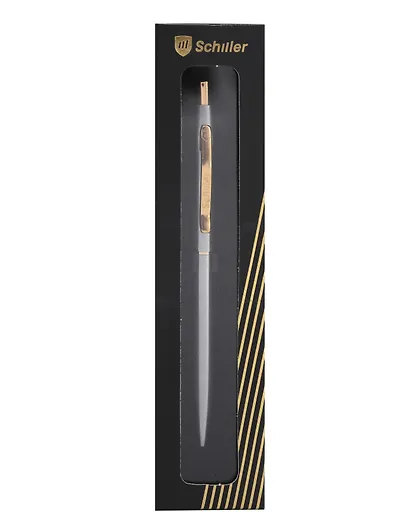 Ручка шариковая "Signoria" серебряный корпус, Schiller - фото 4