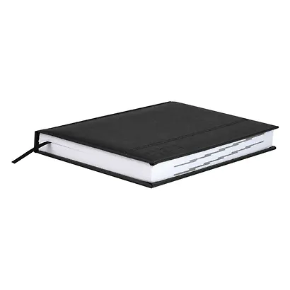 Ежедневник дат. 2026г. А5 176л "Наппа" черный, кожзам, тв.переплет, обл.поролон, блинт.тиснение, офсет, справ.мат-лы, ляссе, инд.уп - фото 5