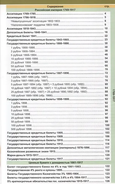Каталог банкнот России 1769-2021 Разновидности. Стоимость. Водяные знаки. 2 выпуск - фото 6