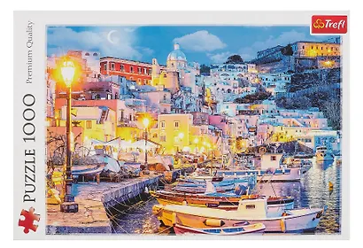 Пазл Остров Прочида ночью (Procida Island by night), Италия, 1000 деталей. 68,3х48 см. - фото 3