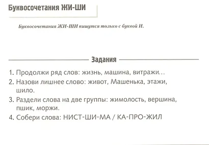 Правила русского языка в картинках. 1-2 классы (24 карточки) - фото 4