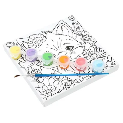 Набор для творчества. Холст для росписи 15*15 см "Лис", Мульти Арт, 48 штук - фото 3