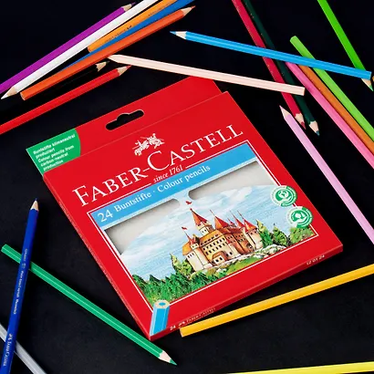 Карандаши цветные Faber-Castell, "Замок", 24 цвета - фото 9