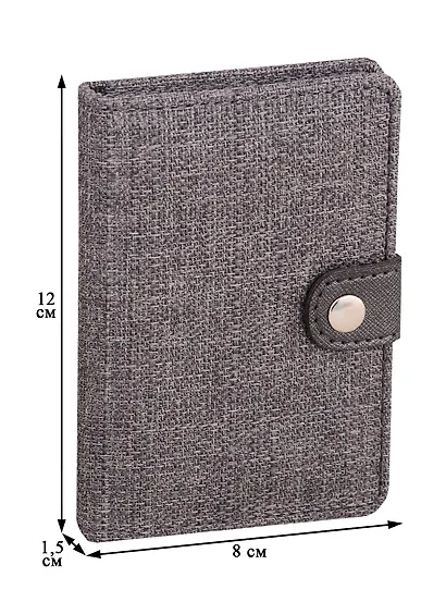 Алфавитная книга на кнопке А7, 64 листа, графит - фото 3