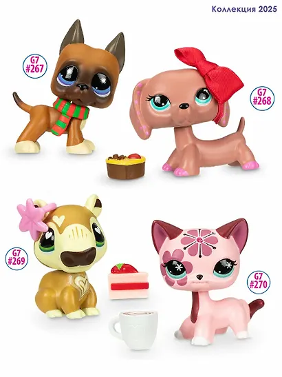 Игровой набор Littlest Pet Shop, "Праздники Рождественские Каникулы", 2 фигурки Капибара и Короткошерстная кошка, подарочная упаковка, 4+ - фото 6