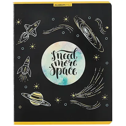 Тетрадь в клетку Academy Style, "Космос", 48 листов, в ассортименте - фото 5