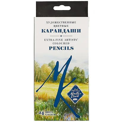 Профессиональные цветные карандаши «Мастер-Класс», 24 штуки - фото 1