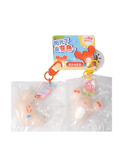 Брелоки парные Краб и Рак (ПВХ) (4,7х4,5) (12-34804-202508-XP33) - фото 1