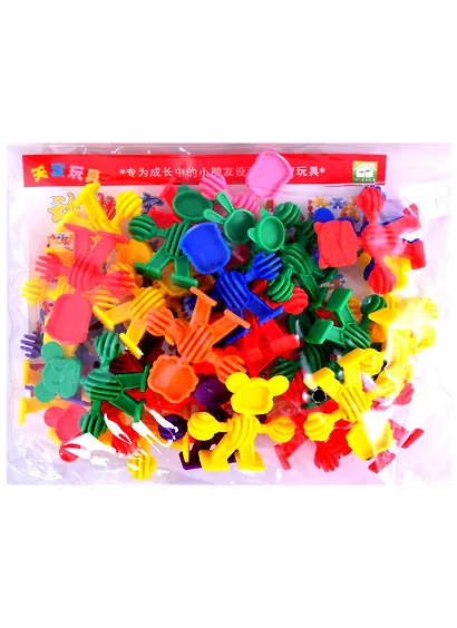 Конструктор пластиковый (300гр) (ТС-31) (пакет, хедер) - фото 2