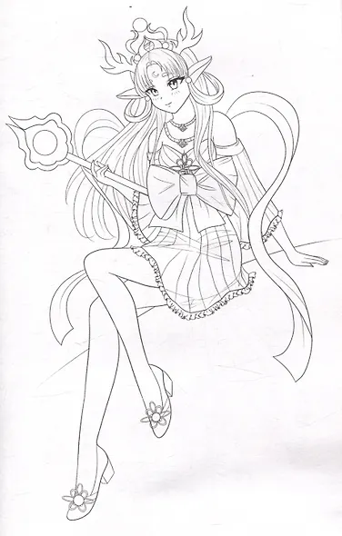 АНИМЕ-РАСКРАСКА. ВОЛШЕБНОЕ АНИМЕ - фото 4