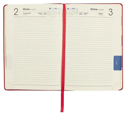 Ежедневник дат. 2025г. А5 176л "Paragraph" красный, 7Б, тв.переплет, иск.кожа, покрытие Soft Touch, термотиснение, тонир.блок, скругл.углы, вырубка, ляссе, инд.уп - фото 7