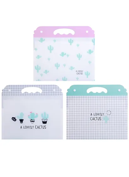 Папка-портфель А4 8 отделений "A Lovely Cactus" - фото 2