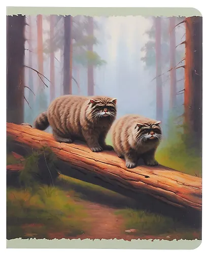 Тетрадь в клетку "Утро в сосновом бору", 48 листов, в ассортименте - фото 2