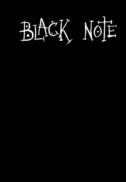 Книга для записей А5 64л "Black Note (твердая обложка)" с черными страницами - фото 1