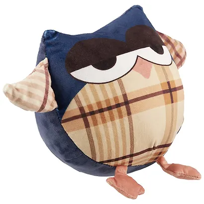 Мягкая игрушка Сова в клеточку(текстиль)(19х19) - фото 2