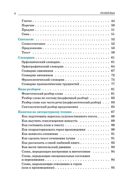 Правила русского языка. 1-4 классы: справочное пособие - фото 3