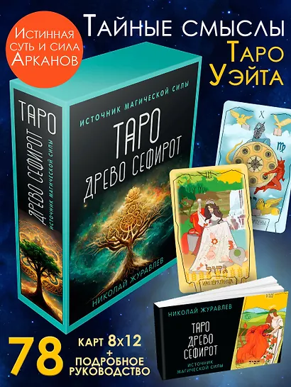 Таро Древо Сефирот. Источник магической силы (78 карт+руководство) - фото 4