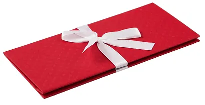 Подарочная коробка для денег с бантом, красный - фото 2