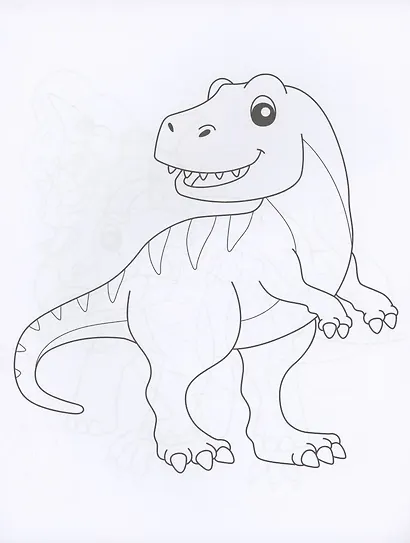 Раскраски для малышей. Динозавры - фото 2