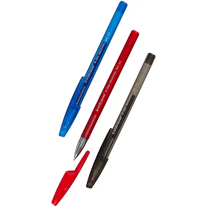 Ручки гелевые Erich Krause, R-301 Original Gel Stick, синяя, черная, красная 0,5 мм - фото 2