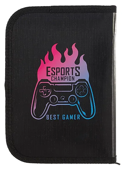 Пенал 1 отделение "Виртуальная реальность" 19*13 см, молния - фото 2