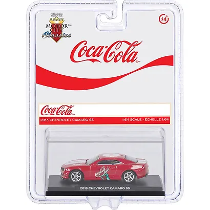 450029 Машинка литая коллекционная Motor City - Die-сast модель Coca-Cola 2013 Chevrolet Camaro SS, масштаб 1:64 (металлическая), возраст 14+ - фото 2