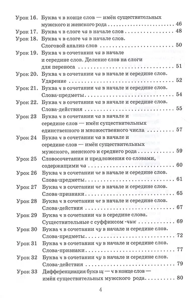 Эффективное поурочное планирование дифференциации букв Ч и Щ - фото 3