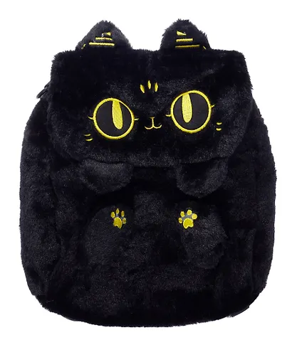 Рюкзачок-игрушка плюшевый Котик черный (17х14) (12-00830-202406-2) Bookvalno - фото 7