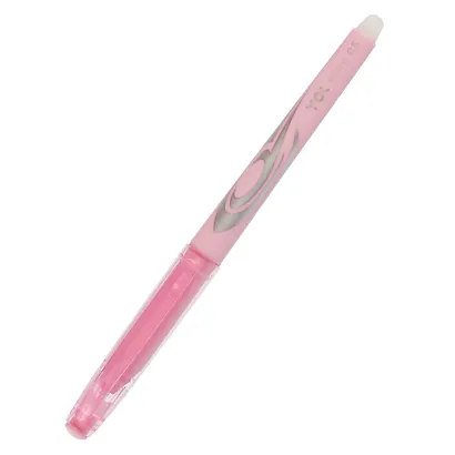 Ручки гелевые пиши-стирай синие 12 штук "Wave" 0,5 мм, корпус розовый, Yoi - фото 7